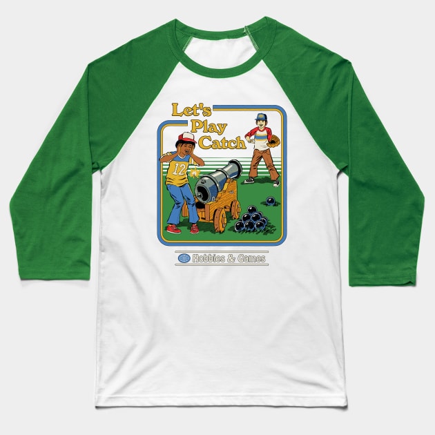 Let's Play Catch Baseball T-Shirt by Steven Rhodes